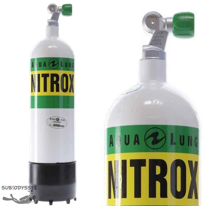 Bouteille/bloc 06 Litres 200 Bars Nitrox/O2 1 sortie - Aqualung Bouteille/bloc 06 Litres 200 Bars Nitrox/O2 1 Sortie - Aqualung -Magasin De Matériel De Plongée De Qualité aqualung bloc oxy nitrox deco bouteille 06 litres 200 bars 1 sortie pas cher sub odyssee