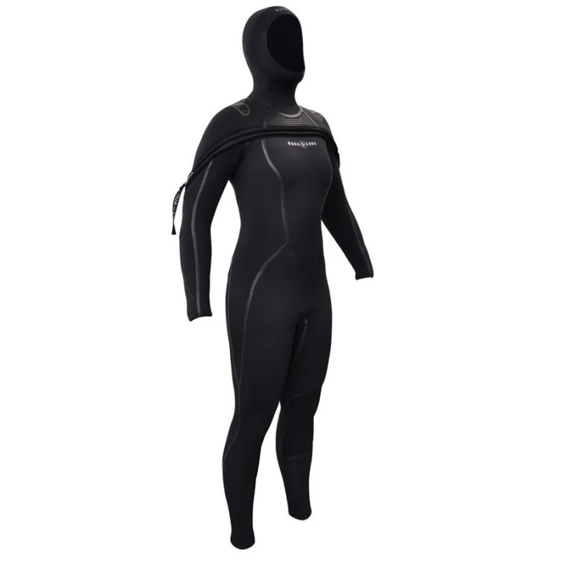 SOLA FX Femme Combinaison Plongée 8mm - Aqualung SOLA FX Femme Combinaison Plongée 8mm - Aqualung -Magasin De Matériel De Plongée De Qualité aqualung combinaison plongee semi etanche dry sola fx monopiece 8mm femme pas cher sub odyssee 2