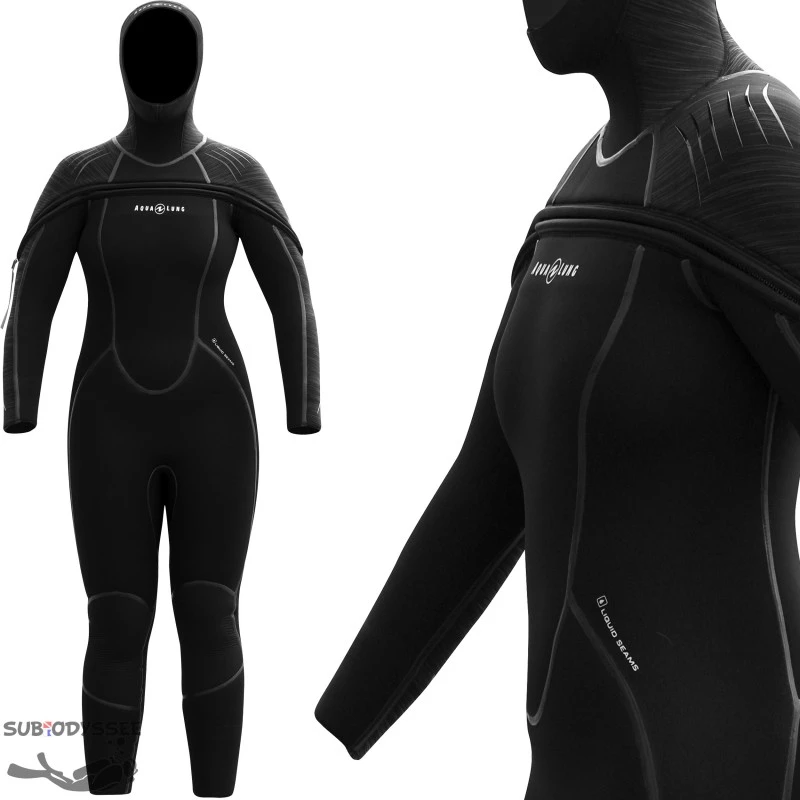 SOLA FX Femme Combinaison Plongée 8mm - Aqualung SOLA FX Femme Combinaison Plongée 8mm - Aqualung -Magasin De Matériel De Plongée De Qualité aqualung combinaison plongee semi etanche dry sola fx monopiece 8mm femme pas cher sub odyssee