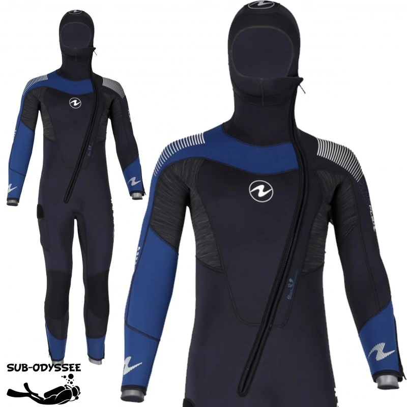 DYNAFLEX 7mm Homme Monopièce Cagoule - Aqualung DYNAFLEX 7mm Homme Monopièce Cagoule - Aqualung -Magasin De Matériel De Plongée De Qualité aqualung dynaflex 7mm homme monopiece cagoule pas cher sub odyssee