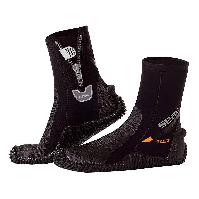 BASIC HD Zip Bottillon 5 mm - SEAC BASIC HD Zip Bottillon 5 Mm - SEAC -Magasin De Matériel De Plongée De Qualité basic hd zip bottillon 5 mm seac