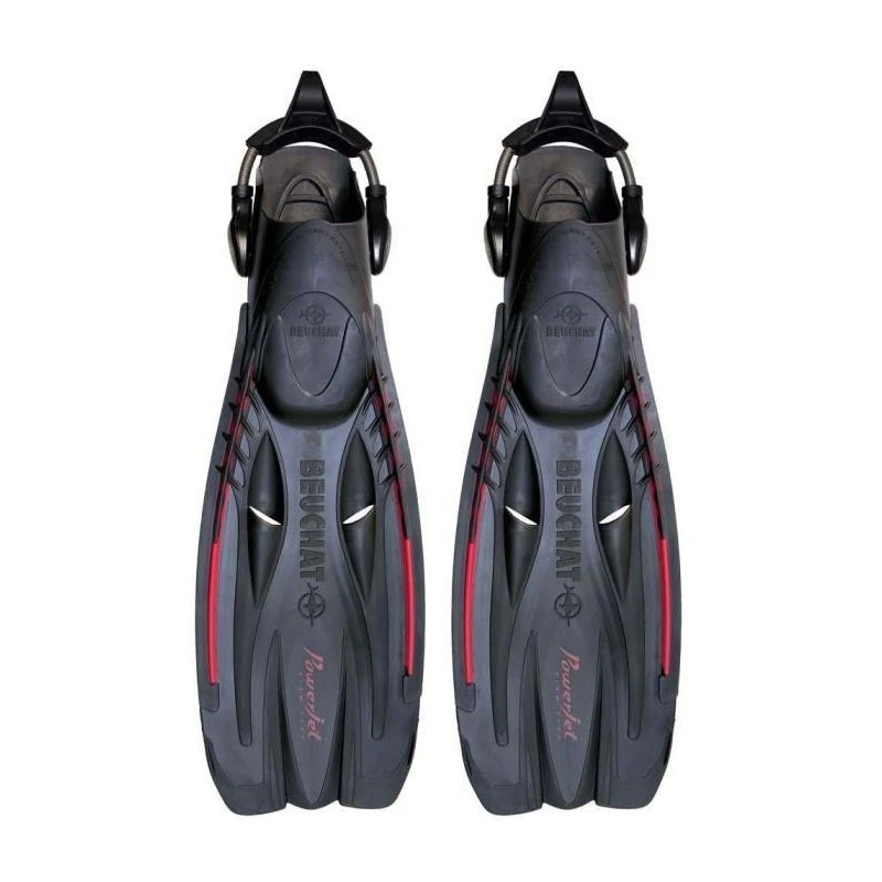 Palme réglable POWER JET Noire (Firm Flex) - Beuchat Palme Réglable POWER JET Noire (Firm Flex) - Beuchat -Magasin De Matériel De Plongée De Qualité beuchat palme plongee reglable powerjet firm flex pas cher sub odyssee