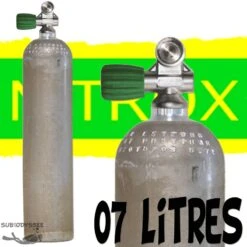 Bouteille 7 Litres 230 Bars Aluminium Brut - MES