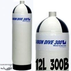 Fut Nu De Bouteille Carbone 12 Litres 300 Bars - CarbonDive