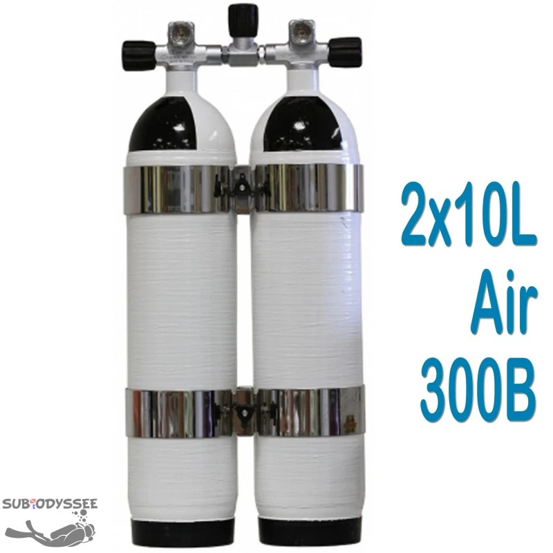 Bi Bouteille Carbone 10 Litres 300 Bars + 2 cerclages Inox OMS - CarbonDive Bi Bouteille Carbone 10 Litres 300 Bars + 2 Cerclages Inox OMS - CarbonDive -Magasin De Matériel De Plongée De Qualité carbondive bi bouteille carbone 300 bars 10 litres pas cher sub odyssee