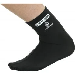 Chaussons FIN SOCKS Lycra NOIR - Cressi -Magasin De Matériel De Plongée De Qualité cressi chaussettes fins socks ultra stretch lycra plongee sub odyssee pas cher 3