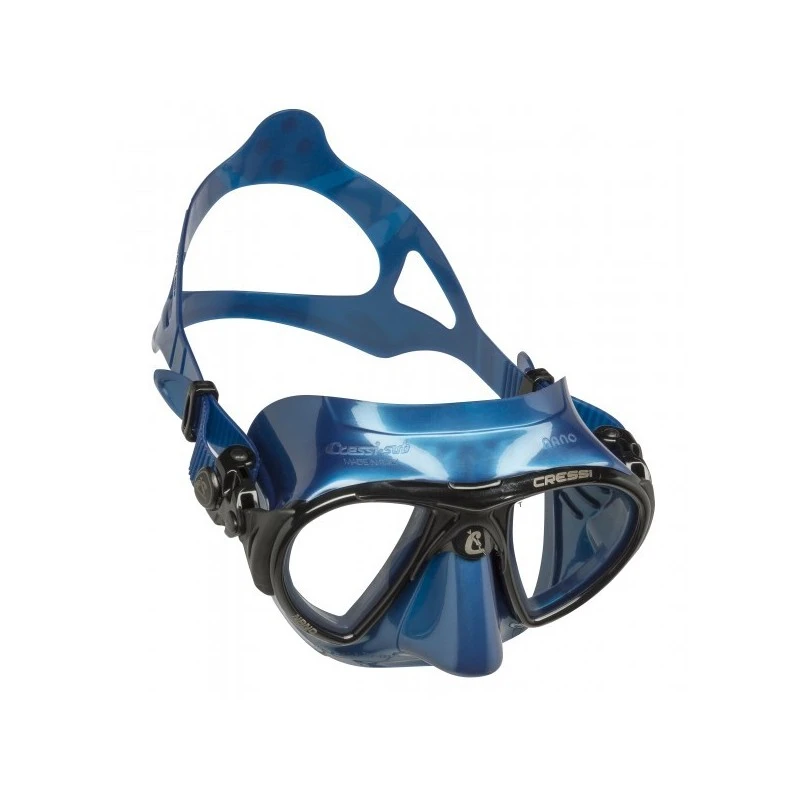 NANO Bleu Masque GUILLAUME NERY - Cressi NANO Bleu Masque GUILLAUME NERY - Cressi -Magasin De Matériel De Plongée De Qualité cressi masque plongee sous marine nano guillaume nery pas cher sub odyssee 1