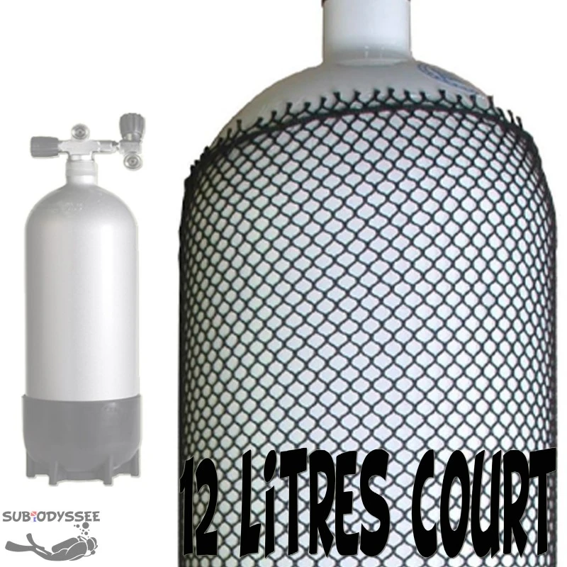 Filet Bouteille de Protection pour bloc 12 L Court Filet Bouteille De Protection Pour Bloc 12 L Court -Magasin De Matériel De Plongée De Qualité esm filet bloc protection bouteille 12 litres court pas cher sub odyssee