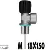 Robinet M18x150 1sortie DIN G5/8 COMPTEC 232 Bars -Magasin De Matériel De Plongée De Qualité esm robinet m18x150 1 sortie din comptec 232 bars pas cher sub odyssee