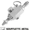 Soufflette Métal Pour Raccord Rapide Flexible DS -Magasin De Matériel De Plongée De Qualité esm soufflette metal sur mousqueton sub odyssee pas cher