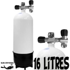 Bloc 16 Litres 2 Sorties Acier - Eurocylinder