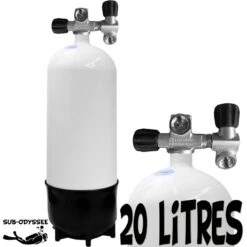 Bloc 18 Litres 2 Sorties Acier - Eurocylinder