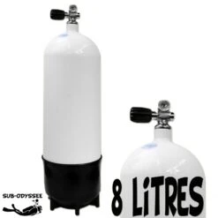 Bouteille 08 Litres 230 Bars Acier - Eurocylinder