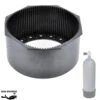 Culot Bouteille 12 Litres Alu (S80) Ø 186mm 1 Culot Bouteille 12 Litres Alu (S80) Ø 186mm -Magasin De Matériel De Plongée De Qualité fond bloc culot bouteille 12 litres aluminium s80 pas cher sub odyssee