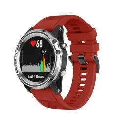 Bracelet Silicone ROUGE Quick Fit 26mm Pour DESCENT MK1 / FENIX 5X - Garmin -Magasin De Matériel De Plongée De Qualité garmin bracelet silicone rouge quickfit 26mm pour descent mk1 pas cher sub odyssee lyon 2