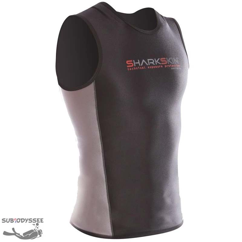 Gilet CHESTY VEST CHILLPROOF Homme Sans Manches - SHARKSKIN Gilet CHESTY VEST CHILLPROOF Homme Sans Manches - SHARKSKIN -Magasin De Matériel De Plongée De Qualité gilet chesty vest chillproof homme sans manches sharkskin