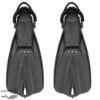 GO VOYAGE Palme Réglable Noire - Scubapro -Magasin De Matériel De Plongée De Qualité go voyage palme reglable noire scubapro