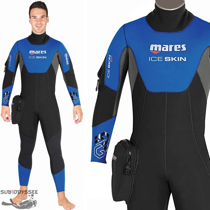 ICESKIN 7mm Combinaison Semi Etanche Homme - Mares ICESKIN 7mm Combinaison Semi Etanche Homme - Mares -Magasin De Matériel De Plongée De Qualité iceskin 7mm combinaison semi etanche homme mares