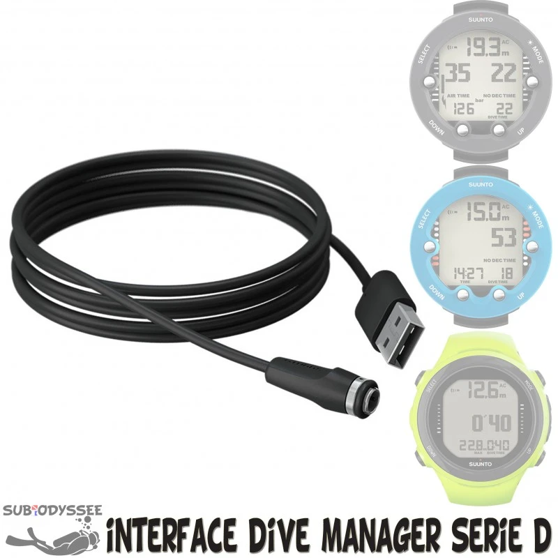 Interface DIVE MANAGER Série D, ZOOP Novo & VYPER Novo - Suunto Interface DIVE MANAGER Série D, ZOOP Novo & VYPER Novo - Suunto -Magasin De Matériel De Plongée De Qualité interface dive manager serie d zoop novo vyper novo suunto pas cher sub odyssee