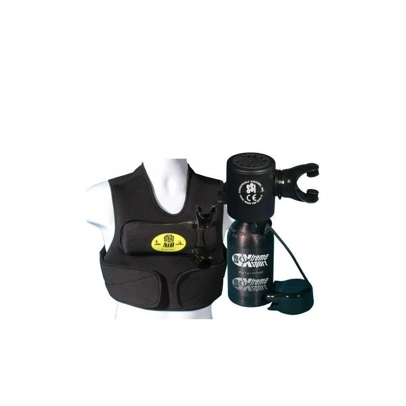 Kit Gilet X'TREM SPARE AIR 100 de Sécurité Kit Gilet X'TREM SPARE AIR 100 De Sécurité -Magasin De Matériel De Plongée De Qualité kit gilet x trem spare air 100 de securite pas cher sub odyssee