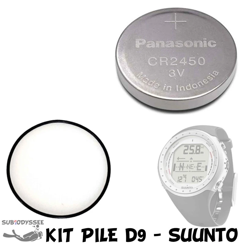 Kit Pile pour ordinateur D9 - Suunto Kit Pile Pour Ordinateur D9 - Suunto -Magasin De Matériel De Plongée De Qualité kit pile pour ordinateur d9 suunto