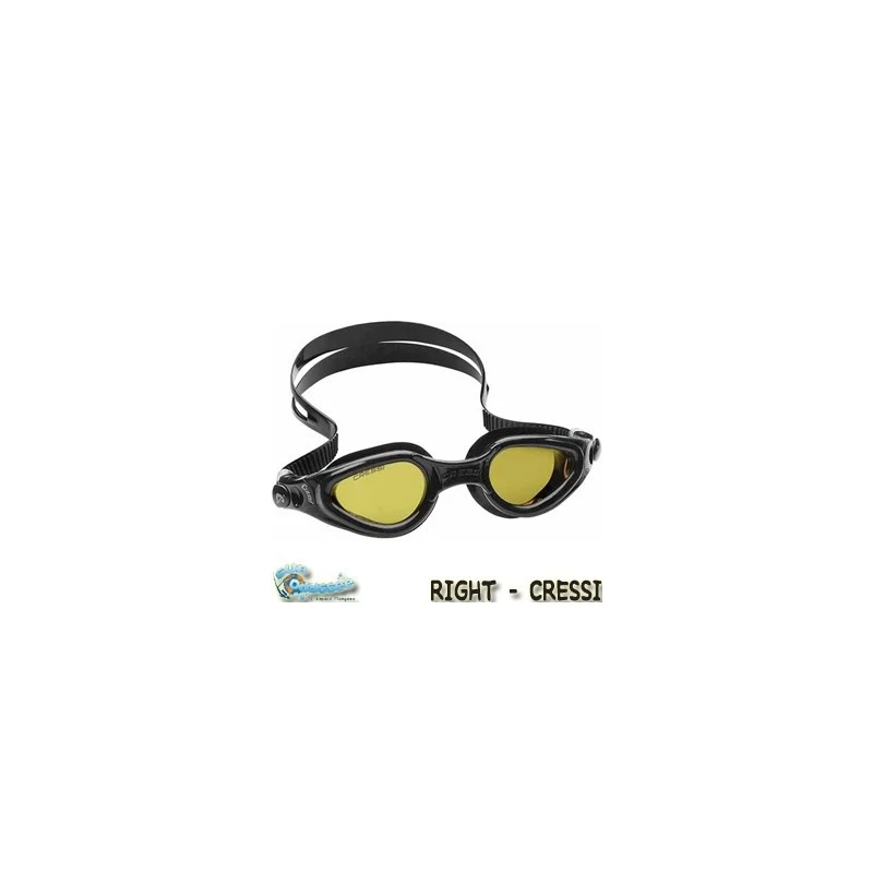 Lunettes Natation RIGHT Noir Miroir - Cressi Lunettes Natation RIGHT Noir Miroir - Cressi -Magasin De Matériel De Plongée De Qualité lunettes masque natation piscine right cressi 6
