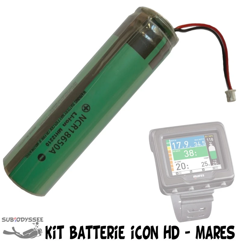 Kit Pile Ordinateur ICON HD - Mares Kit Pile Ordinateur ICON HD - Mares -Magasin De Matériel De Plongée De Qualité mares kit pile batterie ordinateur icon hd pas cher sub odyssee