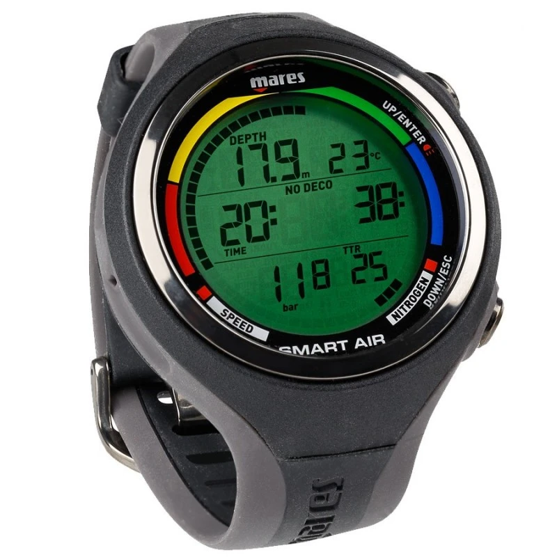 SMART AIR Ordinateur à gestion d'air - Mares SMART AIR Ordinateur à Gestion D'air - Mares -Magasin De Matériel De Plongée De Qualité mares montre ordinateur plongee smart air pas cher sub odyssee