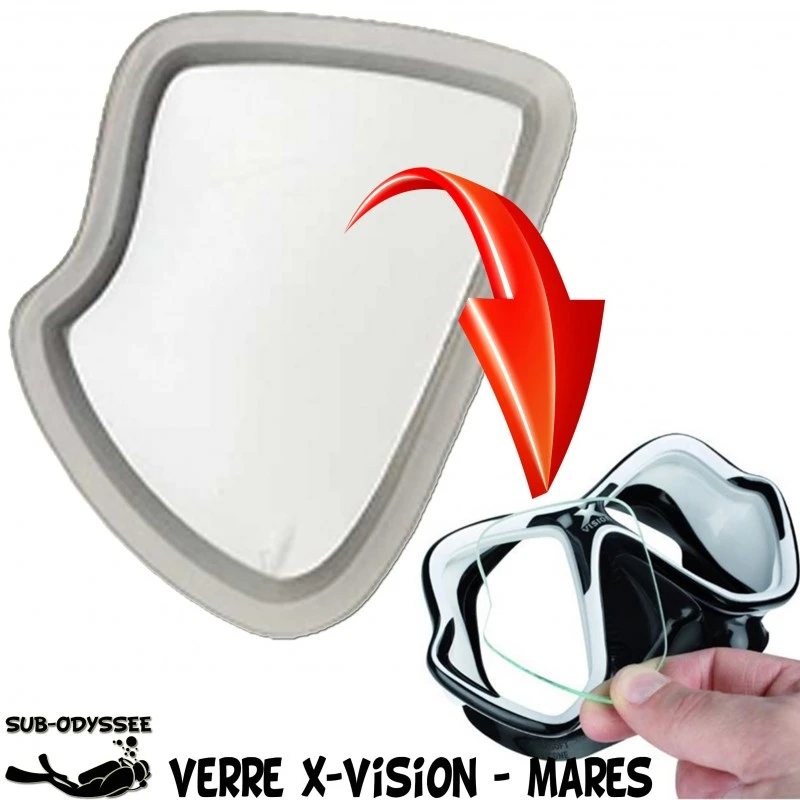 Verre Correcteur X-VISION avant 2014 Négatif (-1.0 à -7.0) - Mares Verre Correcteur X-VISION Avant 2014 Négatif (-1.0 à -7.0) - Mares -Magasin De Matériel De Plongée De Qualité mares verre correcteur masque plongee x vision negatif pas cher sub odyssee