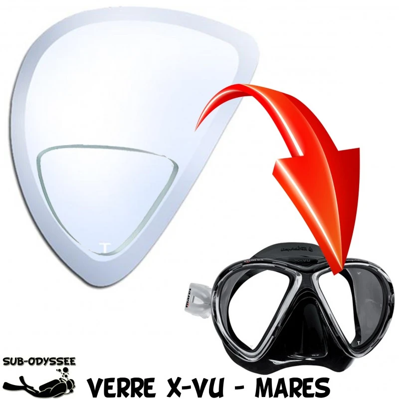 Verre Correcteur X-VU Positif (+1.5 à +3.0) - Mares Verre Correcteur X-VU Positif (+1.5 à +3.0) - Mares -Magasin De Matériel De Plongée De Qualité mares verre correcteur masque plongee x vu positif pas cher sub odyssee lyon
