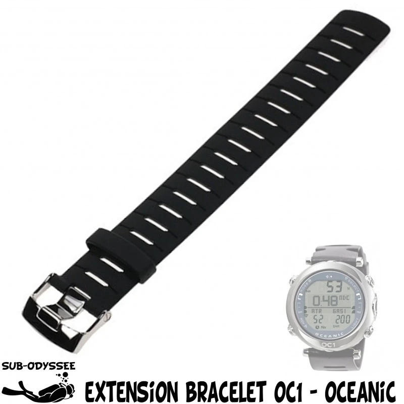 Extension Bracelet OC1 - Oceanic Suunto Extension Bracelet OC1 - Oceanic -Magasin De Matériel De Plongée De Qualité oceanic rallonge prolongateur extension bracelet montre ordinateur oc1 pas cher sub odyssee lyon