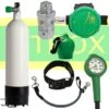 Pack Bloc/Bouteille ROTH Acier 06L + Détendeur CALYPSO NITROX Aqualung