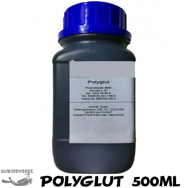 Polyglut 500 ml Polyglut 500 Ml -Magasin De Matériel De Plongée De Qualité polyglut 500 ml renfort combinaison neoprene polyglut pas cher sub odysseee