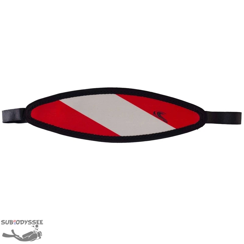 Protection NEOPRENE Sangle Velcro DIVE FLAG pour masque - ESM Protection NEOPRENE Sangle Velcro DIVE FLAG Pour Masque - ESM -Magasin De Matériel De Plongée De Qualité protection neoprene sangle velcro dive flag pour masque esm
