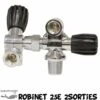 Robinet 25E 2 Sorties DIN 300 Bars Pour B15, B20, B50 & B80 -Magasin De Matériel De Plongée De Qualité robinet 25e 2 sorties din 300 bars pour b15 b20 b50 b80