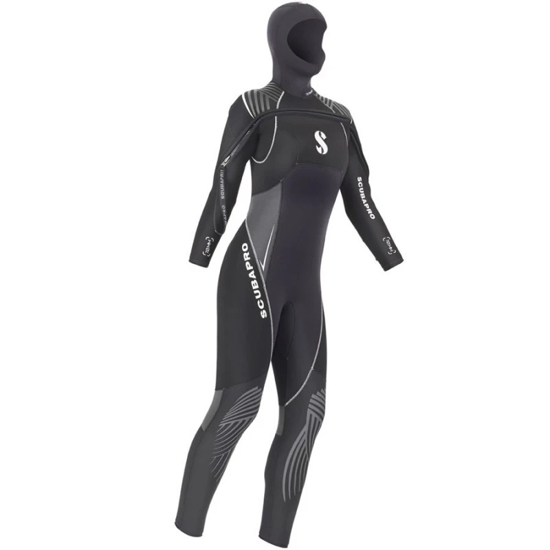 DEFINITION Front Zip Femme Monopièce 7mm avec Cagoule - Scubapro DEFINITION Front Zip Femme Monopièce 7mm Avec Cagoule - Scubapro -Magasin De Matériel De Plongée De Qualité scubapro combinaison plongee definition front zip avec cagoule femme pas cher sub odyssee 1