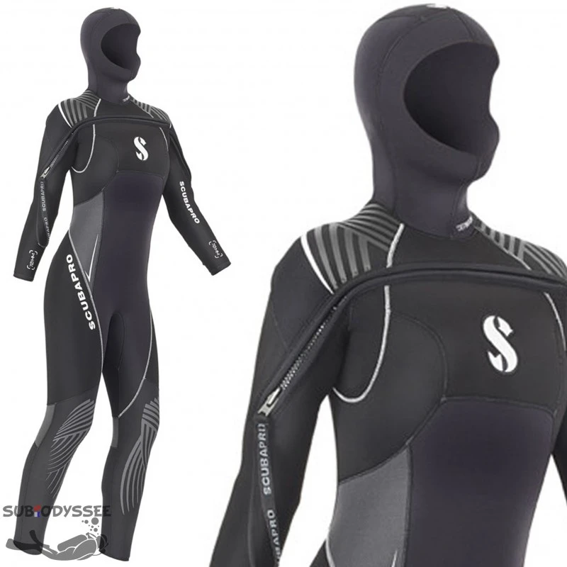 DEFINITION Front Zip Femme Monopièce 7mm avec Cagoule - Scubapro DEFINITION Front Zip Femme Monopièce 7mm Avec Cagoule - Scubapro -Magasin De Matériel De Plongée De Qualité scubapro combinaison plongee definition front zip avec cagoule femme pas cher sub odyssee