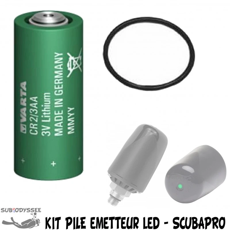 Kit Pile Emetteur LED pour AIR Z / GALILEO / G2 / SMART - Scubapro Kit Pile Emetteur LED Pour AIR Z / GALILEO / G2 / SMART - Scubapro -Magasin De Matériel De Plongée De Qualité scubapro kit pile batterie rechange emetteur smart air z pas cher sub odyssee