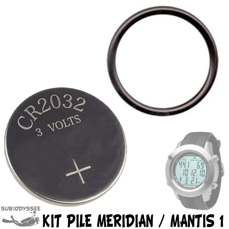 Kit Pile pour ordinateur MANTIS 1 & MERIDIAN avec Joint - SCUBAPRO Kit Pile Pour Ordinateur MANTIS 1 & MERIDIAN Avec Joint - SCUBAPRO -Magasin De Matériel De Plongée De Qualité scubapro uwatec kit pile avec joint ordinateur plongee mantis meridian pas cher sub odyssee lyon