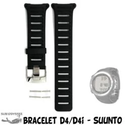 Bracelet D4 / D4i Noir Montre-ordinateur - Suunto