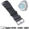 Bracelet STINGER & SPYDER (Partie Avec Boucle) - Suunto 1 Bracelet STINGER & SPYDER (Partie Avec Boucle) - Suunto -Magasin De Matériel De Plongée De Qualité suunto bracelet ordinateur stinger spyder partie boucle pas cher sub odyssee