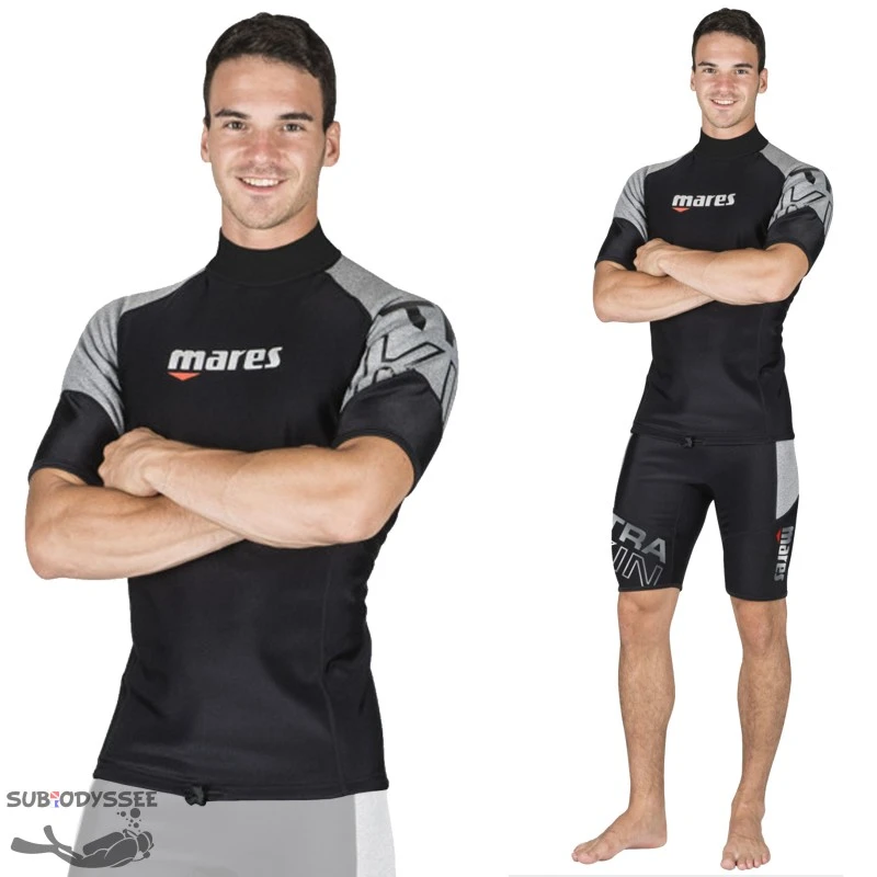 TEE-SHIRT Polaire ULTRASKIN S/S Homme Manche Courte - Mares TEE-SHIRT Polaire ULTRASKIN S/S Homme Manche Courte - Mares -Magasin De Matériel De Plongée De Qualité tee shirt polaire ultraskin ss homme manche courte mares