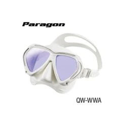 PARAGON Masque Silicone Blanc (M2001S) - Tusa -Magasin De Matériel De Plongée De Qualité tusa paragon masque de plongee silicone blanc pas cher sub odyssee 2