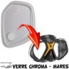 Verre Correcteur CHROMA Négatif (-1.0 à -6.5) - Mares -Magasin De Matériel De Plongée De Qualité verre correcteur chroma negatif 10 a 65 mares