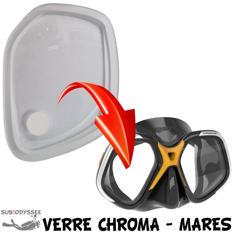 Verre Correcteur CHROMA Négatif (-1.0 à -6.5) - Mares Verre Correcteur CHROMA Négatif (-1.0 à -6.5) - Mares -Magasin De Matériel De Plongée De Qualité verre correcteur chroma negatif 10 a 65 mares