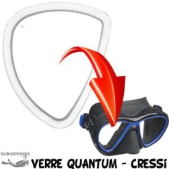 Verre Correcteur QUANTUM Négatif (-1.0 à -6.0) - Cressi